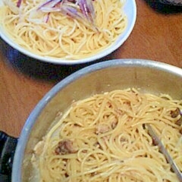 さっぱり　大根おろしとみょうがのパスタ